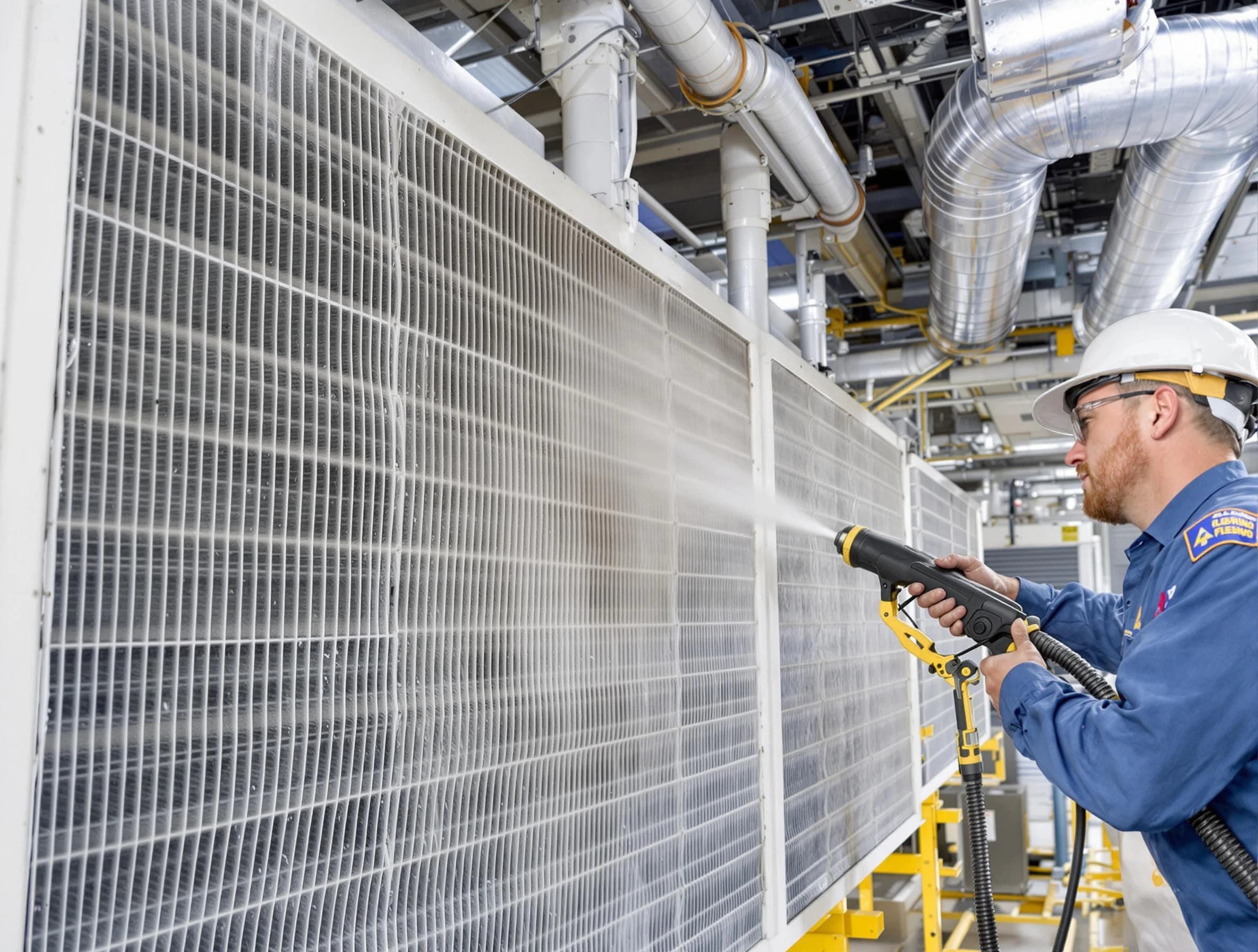 Professional commercial coil cleaning by Castle Pines Village Air Duct Cleaning in Castle Pines Village