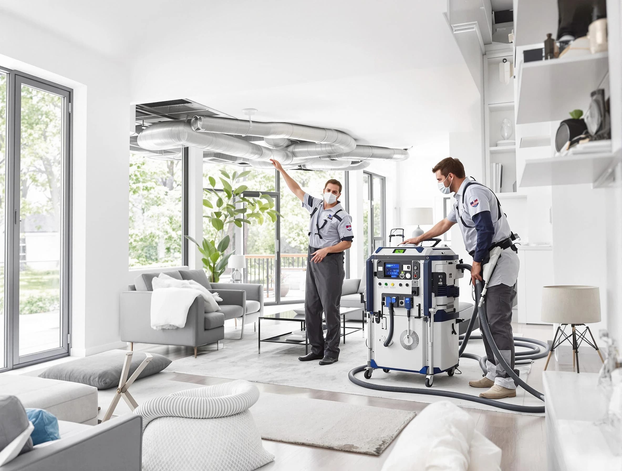 Castle Pines Village Air Duct Cleaning professional conducting pure air duct cleaning with state-of-the-art equipment in Castle Pines Village