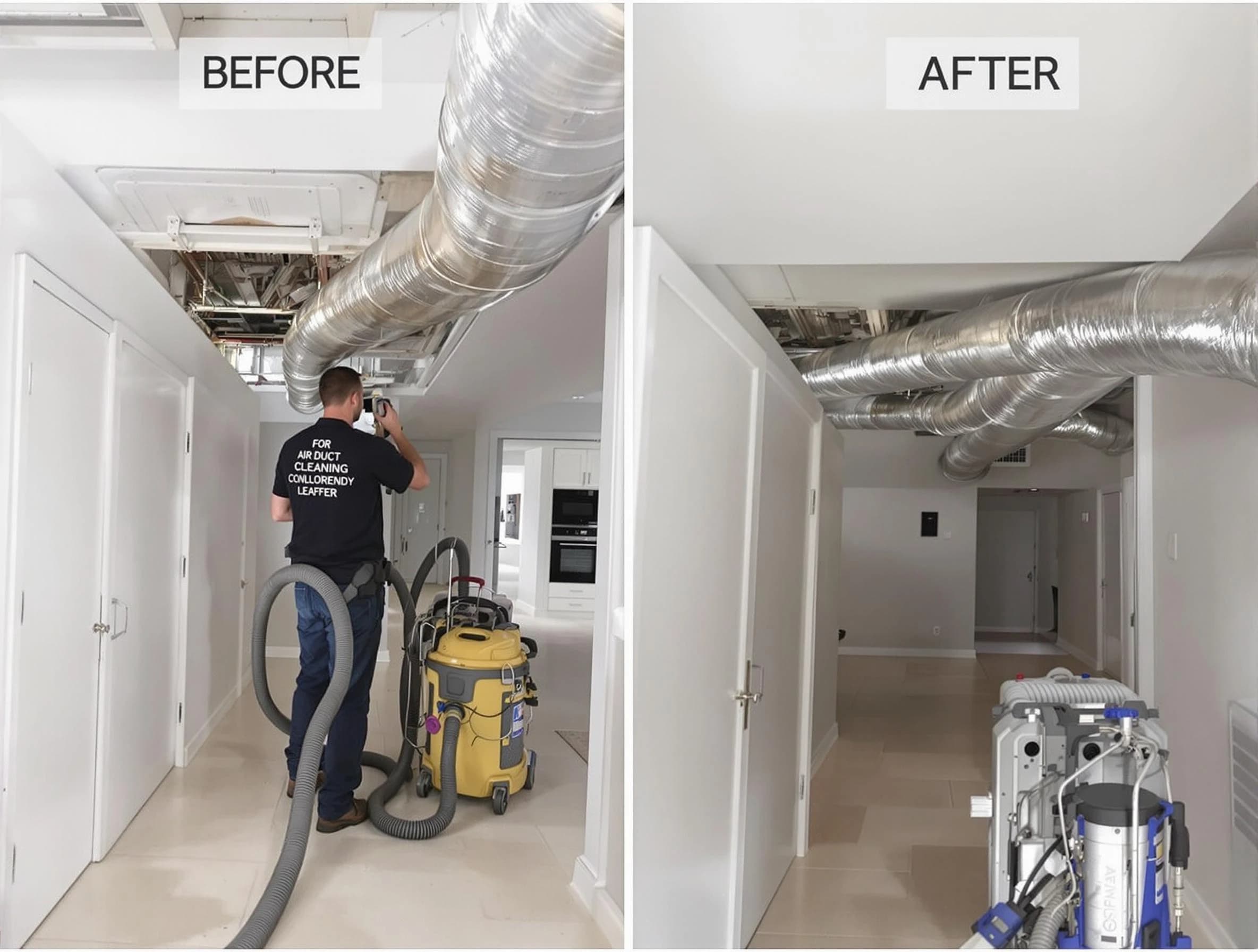 Castle Pines Village Air Duct Cleaning professional performing thorough air duct cleaning in Castle Pines Village