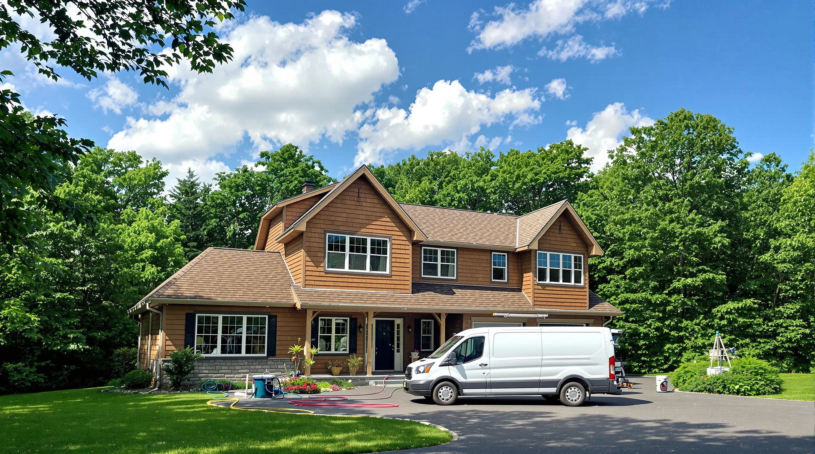 Castle Pines Village Air Duct Cleaning air duct cleaning crew working in Parker, CO